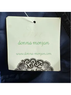 Donna Morgan Navy Blue Silk Mini Dress Strapless Pleated Cocktail Party Homecoming Formal 6 thumbnail 9