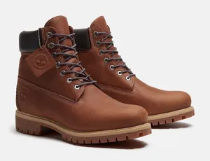 Timberland Womens US 9.5 Primaloft Boot Cognac Brown Leather 6 Inch Lace Up thumbnail 1