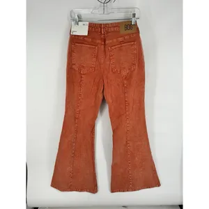 BDG‎ Urban Outfitters Womens Corduroy Pants Extreme Flare Stretch Orange 28 thumbnail 7