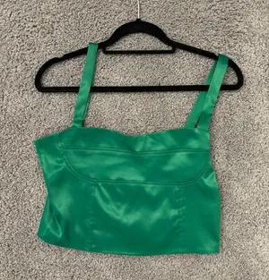 Superdown Green Bustier Top thumbnail 3