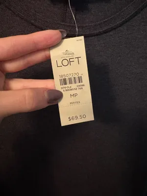 Loft T-Shirt Dress Grey thumbnail 2