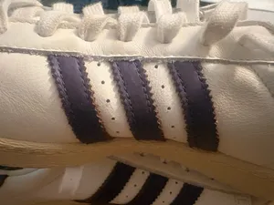 Adidas Jabar Lows White w/Purple Stripes thumbnail 2