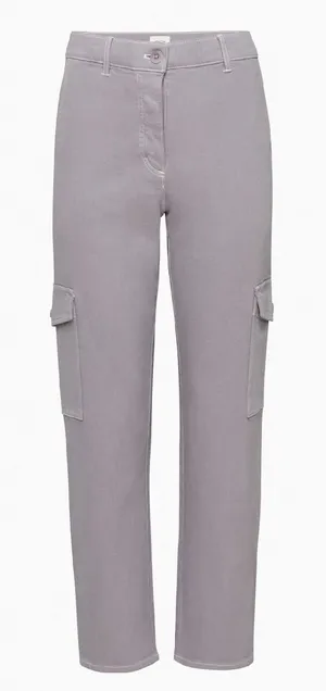 ARITZIA Wilfred‎ Free Modern Cargo Pants High Rise Purple Slate Utility Size 16 thumbnail 1