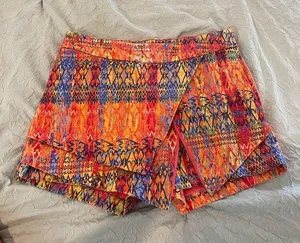 Colorful pattern skort Multiple thumbnail 1