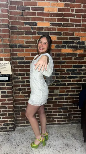 BHLDN White Beaded Dress thumbnail 4