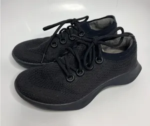 Allbirds Tree Dashers Women W9 Black Excellent Sustainable Knit Running Shoes thumbnail 1