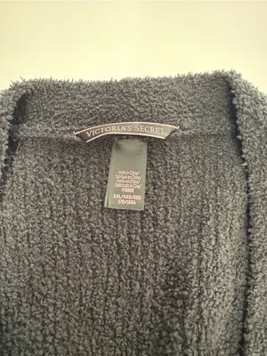 Victoria's Secret Black Button-Front Relaxed Knit Cardigan Size XXL thumbnail 8