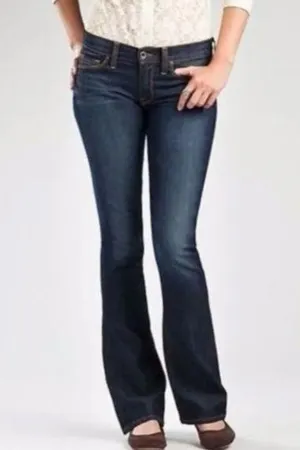 LUCKY BRAND Size 6/28 Distressed Denim Sofia Boot Cut Jeans NEW thumbnail 1