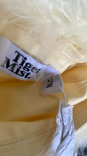 Tiger Mist Yellow Mini Dress thumbnail 4