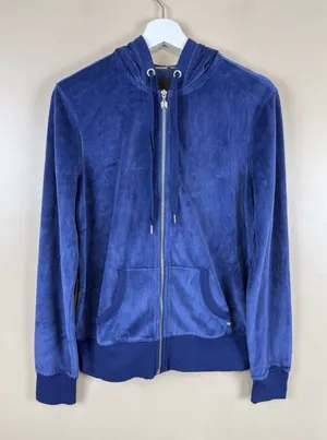 Victoria's Secret Y2K Angel Sparkle Sequence Full Zip Up Hoodie Women’s Size M thumbnail 1