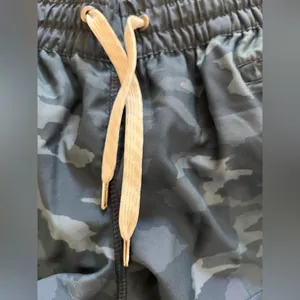 Vuori Blue Camo Athletic Shorts Elastic Waistband running activewear tennis SM thumbnail 3