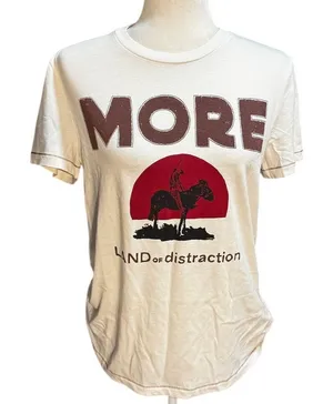 Land Of Distraction Kate Milk More Organic Cotton Women's M Short Sleeve Top thumbnail 1