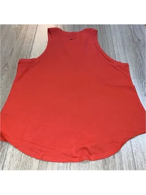 Nike Women's Bright Red Graphic Muscle Tank thumbnail 2