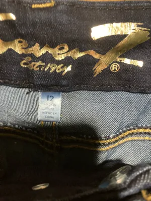 Seven7 Dark Wash tummyless Jeans - women’s size 12 nwt thumbnail 4