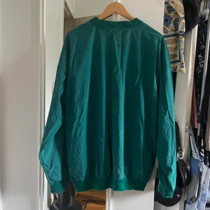 IZOD Vintage Green Windbreaker Pullover Sweater thumbnail 4