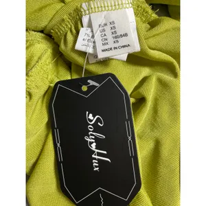 NEW Soly Hux Green Ribbed Knit Halter Plunge Ring Backless Blouse Top Size XS thumbnail 5