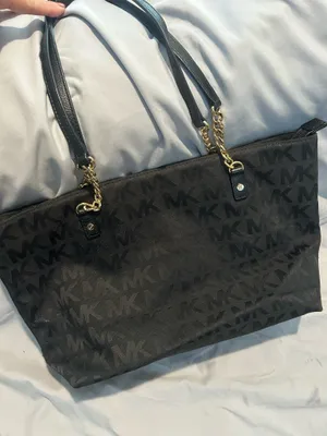 Michael Kors Purse Black Tote thumbnail 1