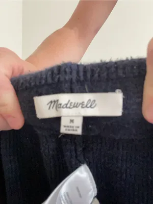 Madewell Navy Knit Lounge Pants thumbnail 5