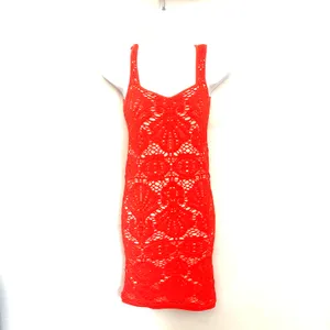 Intimately Free People Crochet Coverup Dress Sz M/L Festival Boho Resort Y2K thumbnail 2