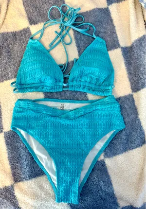 Shein Bikini Set Blue thumbnail 1