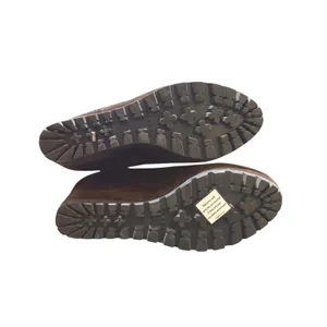 Prada Sport Brown Suede Double‎ Buckle Wedge Lug Sole Mid Calf Moto Boots 37.5 thumbnail 8