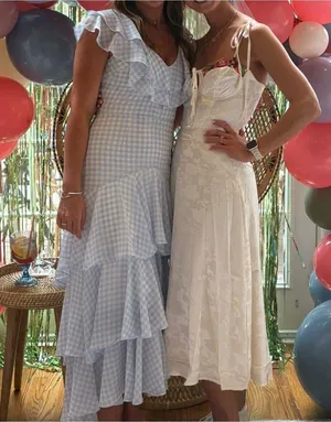 Gingham maxi dress thumbnail 1