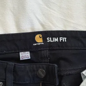 Carhartt Slim Fit Black Utility‎ Pants Womens 10 Regular 104214-BLK Stretch thumbnail 2