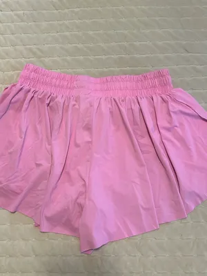 Amazon Women’s Pink Layered Athletic Shorts thumbnail 2