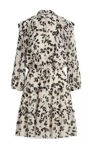 Lauren Ralph Lauren Floral Ruffle Trim Dress thumbnail 1