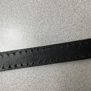 Lauren Ralph Lauren LRL Leather Belt Womens Small Black Silver Buckle Cut Out thumbnail 9