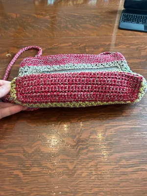 The Sak Colorful Rainbow Woven Crochet Bag thumbnail 7