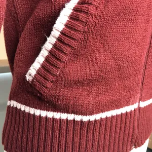 Vintage Sultra zip up sweater jacket maroon size S 70’s era Pockets thumbnail 14