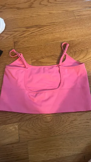 Garage Pink Tank Top Cropped  thumbnail 2