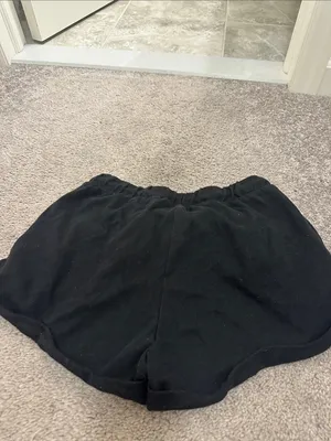 Divided Black Casual Pull-On Athletic Shorts thumbnail 3
