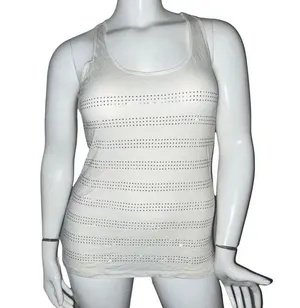 Old Navy  studded striped tank top thumbnail 1