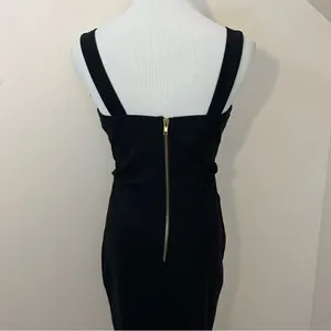 Honey and Rosie Black Bodycon Bandage Dress S/M thumbnail 4