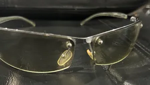 Stylish Silver and Yellow Sunglasses thumbnail 1