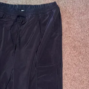 Lululemon Black Relaxed Fit Track Pants with Elastic Waistband thumbnail 5