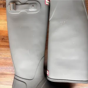 HUNTER NEW Women's Classic Tall Tundra Grey Rain Boot Size 9 #242601 thumbnail 6