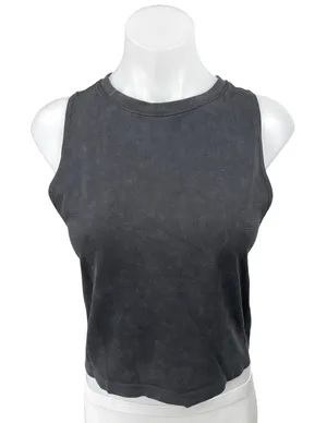 Offline by Aerie Women's Black Sleeveless Workout Muscle Tee Crop Tank Top XS thumbnail 1