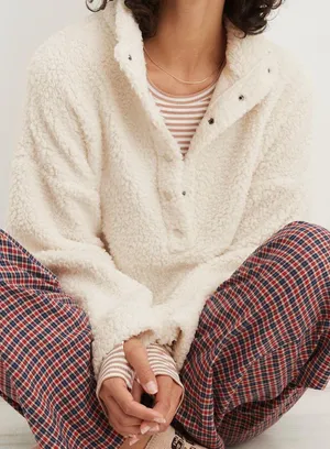 Aerie Sherpa Pullover thumbnail 1