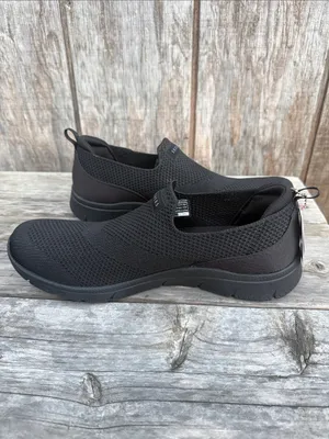 Skechers Black ARCH FIT REFINE 2.0 CASCADE “Don’t Go” WOMENS 9.5 Air-Cooled Shoe thumbnail 7