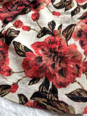 Free People Hot to Trot Mini Dress L Tube Floral Strapless Wrap Smocked Resort thumbnail 14