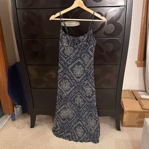 Navy Boho Patterned Sundress Blue Size XS thumbnail 7