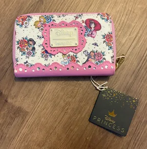Disney Princess Loungefly Wallet Books Classic Zip-Around thumbnail 1