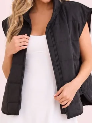 NEW Altar’d State AS Revival Black Vest Size Large NWT thumbnail 1