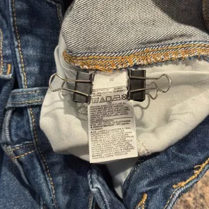 NEW Old Navy Jeans OG Loose High Rise Carpenter Wide Leg‎ Workwear Baggy Blue 00 thumbnail 4