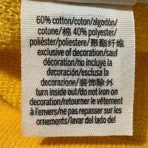 Victoria’s Secret PINK tag Yellow and Gray Women's Top size M thumbnail 6