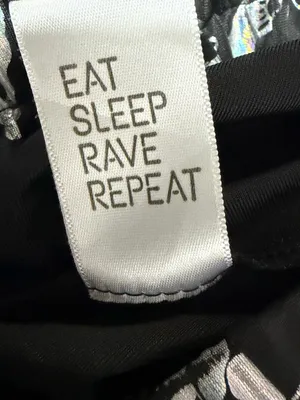 Club Exx Sweet Escape Holographic Joggers XS Reflective Rave Y2K Goth thumbnail 9