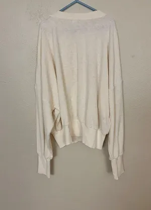 Old Navy Loose Cropped Long-Sleeve Terry Sweatshirt size medium thumbnail 5